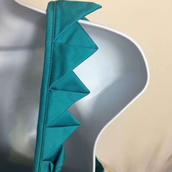 Vintage Unique retro blue sleeveless dress. Size 6 - Picture 6 of 8